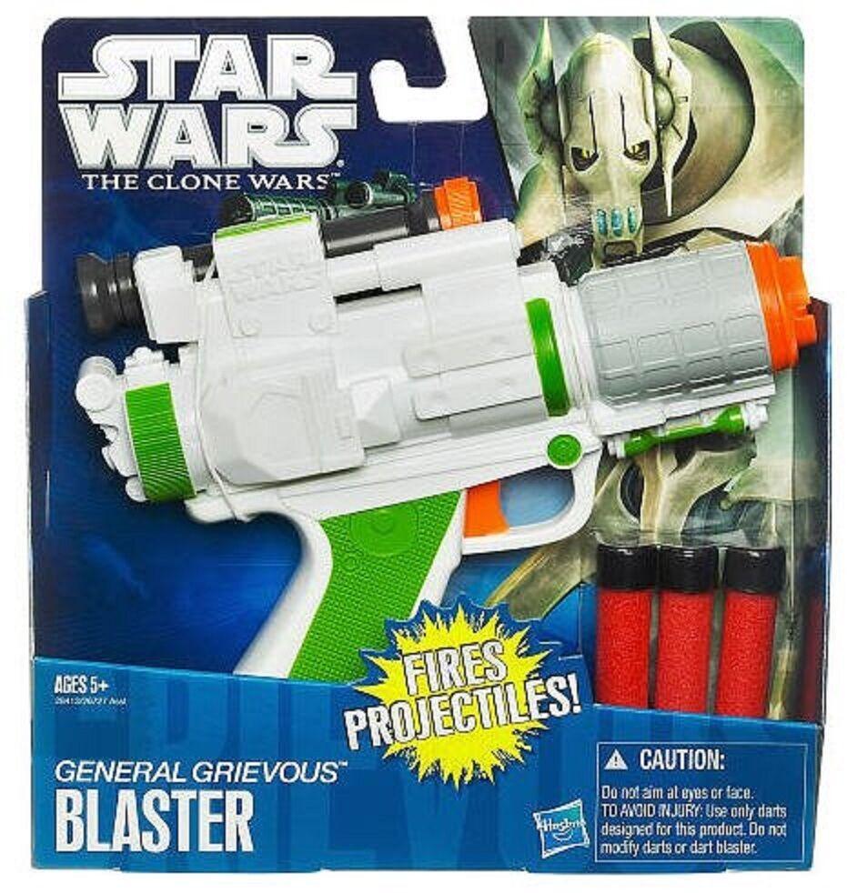 Star Wars The Clone Wars General Grevious Dart Blaster Gun Age 5+ New Toy Hasbro