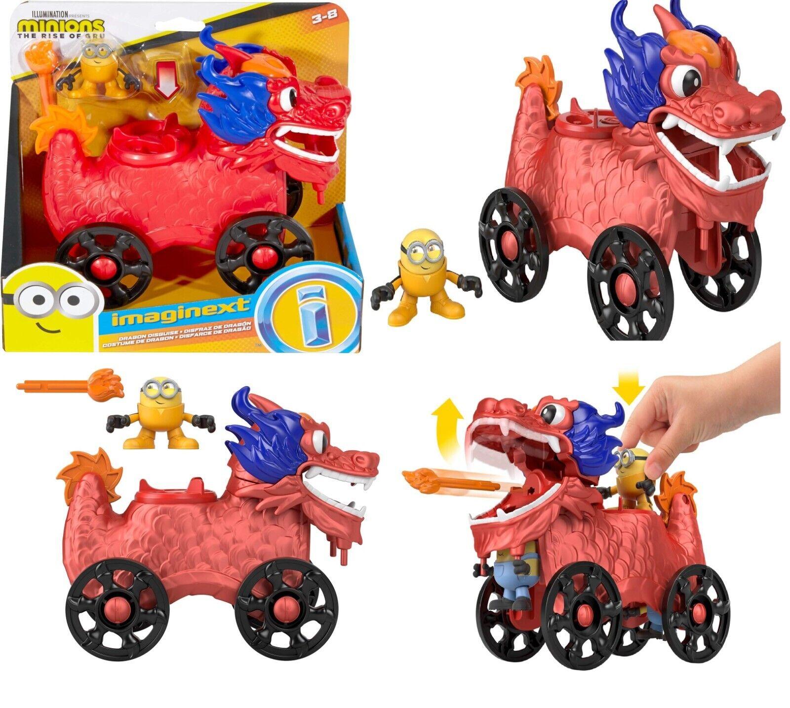 Imaginext Fisher Price Minions Rise of Dragon Disguise Vehicle play gift