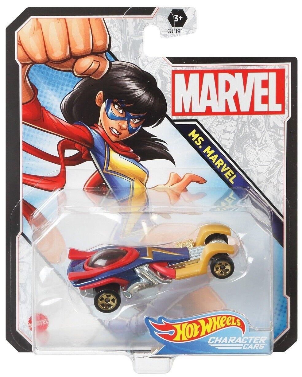 Hot Wheels Marvel Car 3+ Toy Ms Marvel Character Car Race Fun