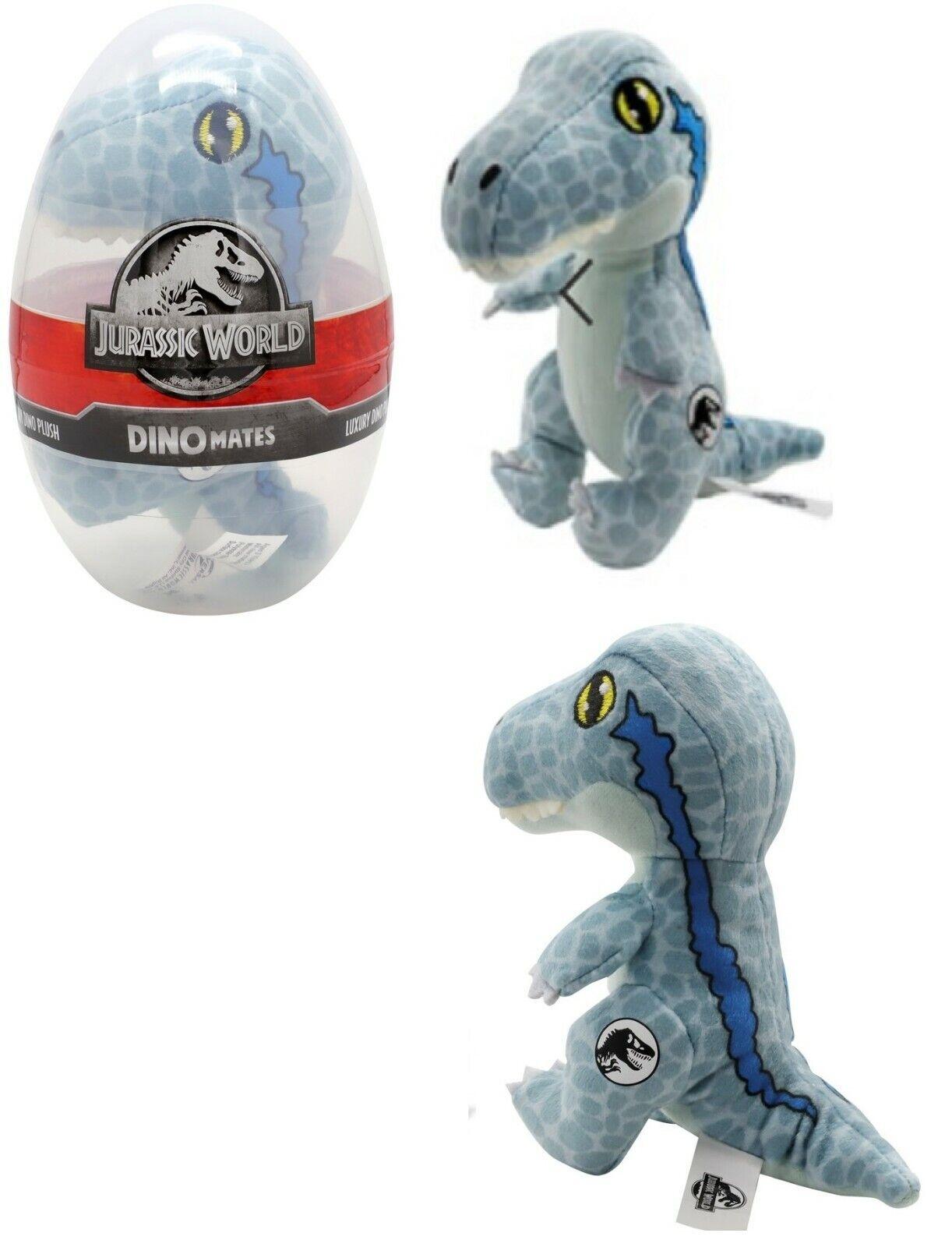 Jurassic World Dinomates Egg 12 CM Plush Toy-Blue
