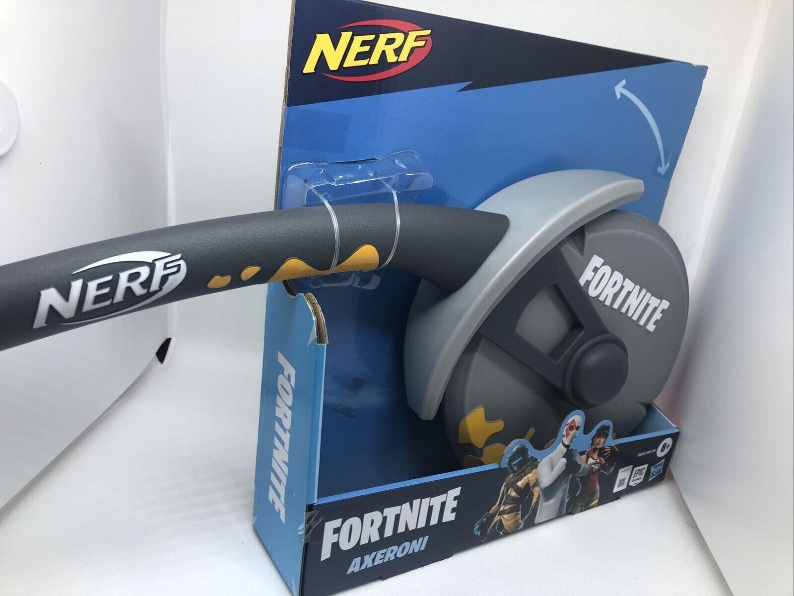NERF Fortnite Axeroni Harvesting Tool Foam Covered Blade Ages 8+ Toy Play Fight