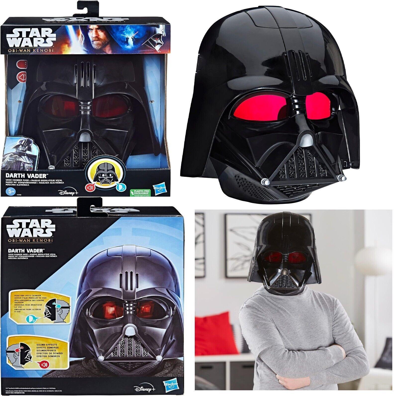 Star Wars Darth Vader Feature Face Mask Costume Kids Boys Ages 5+ New Toy Play