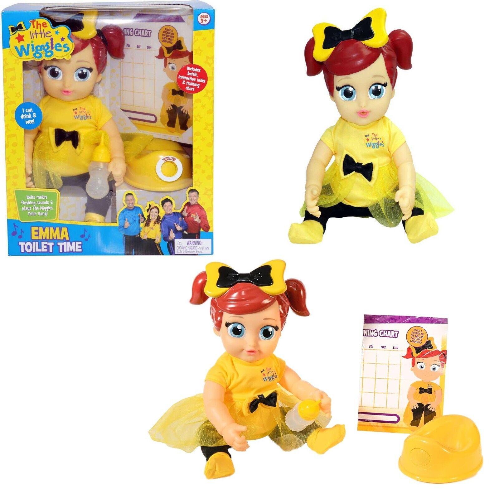 The Wiggles Potty Time Emma Doll Toilet Training Chart Nappy Baby Bottle