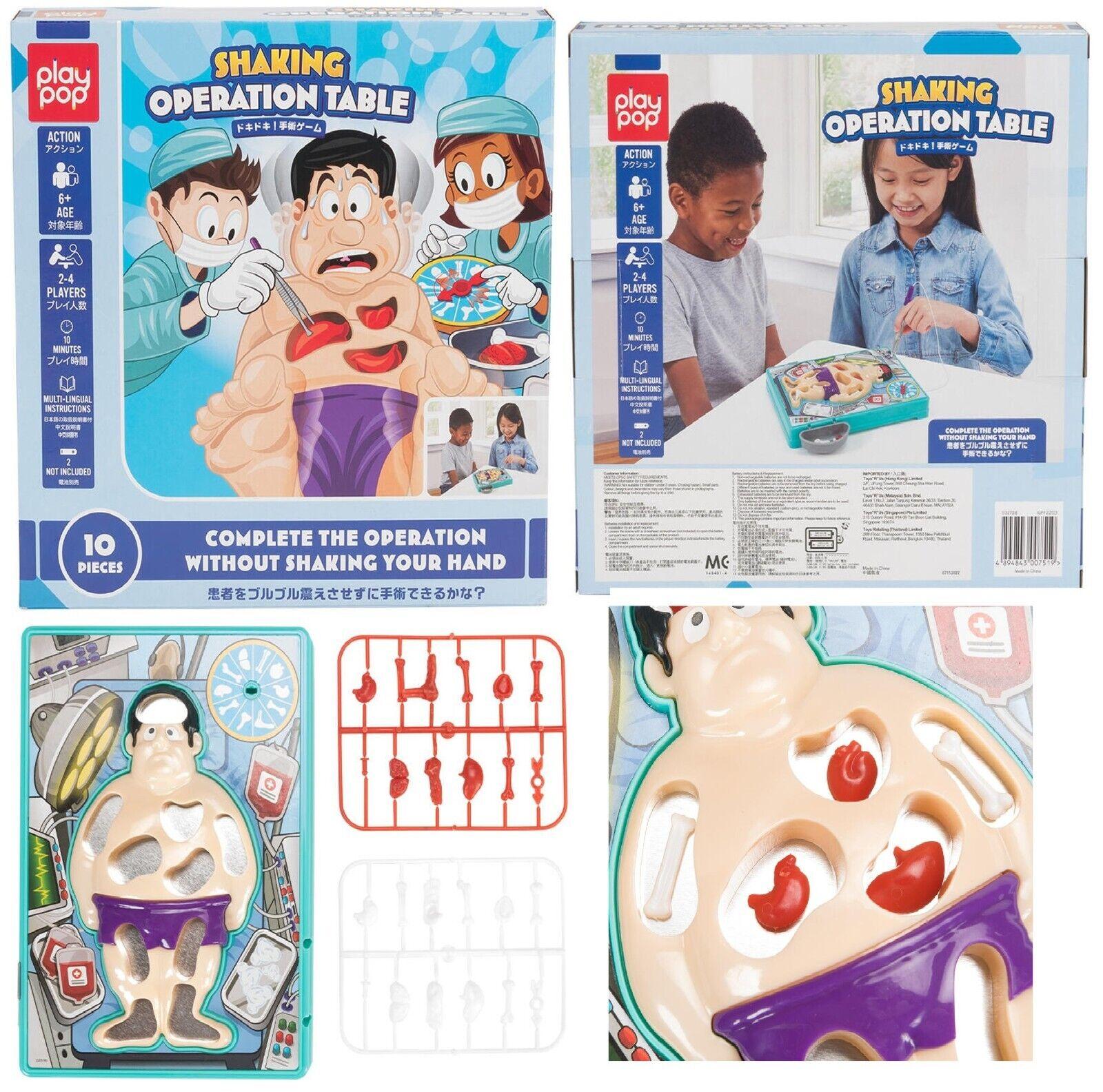 Play Pop Shaking Operation Table Complete Without Shaking Hand 2-4 Players