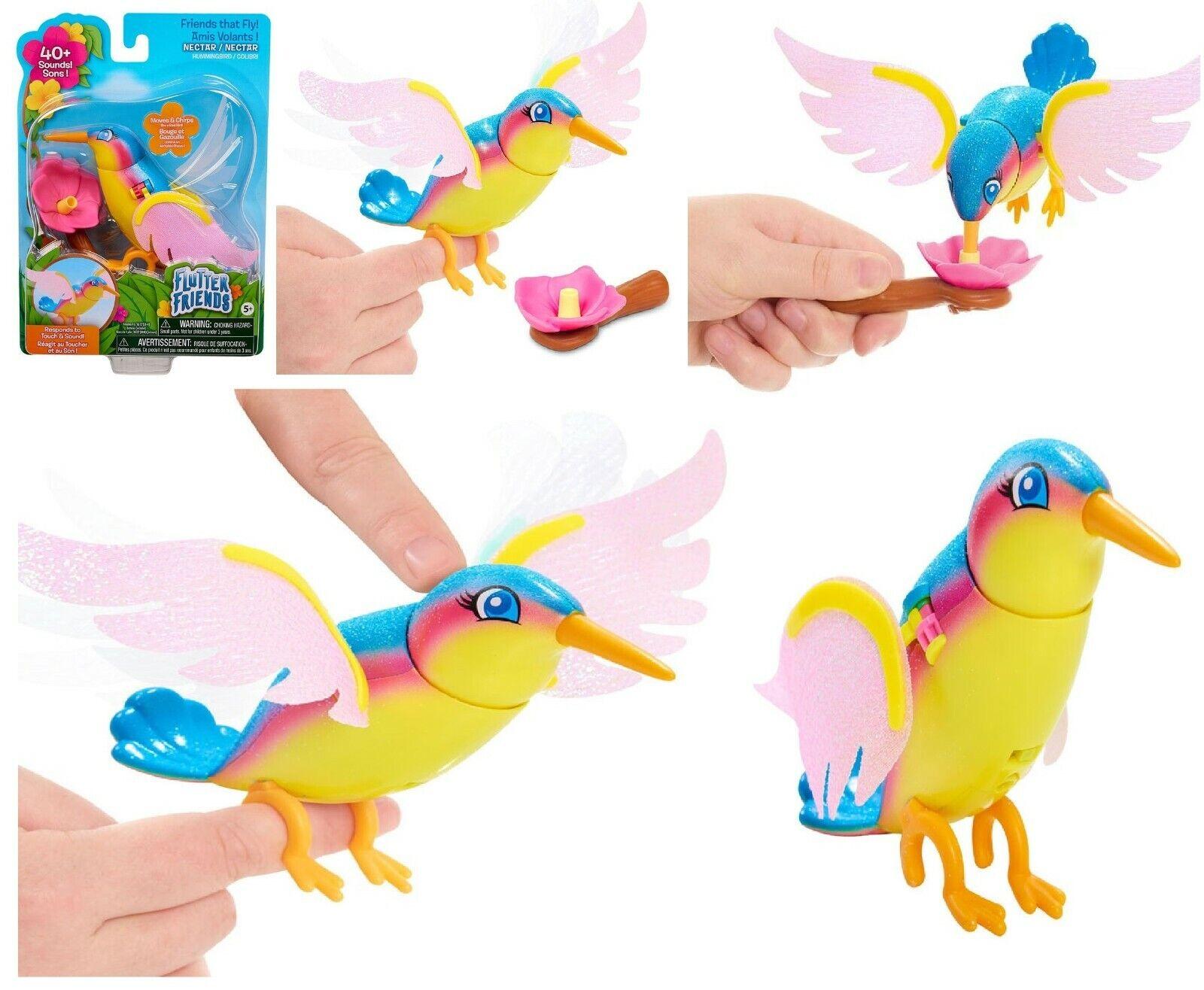 Flutter Friends Nectar Electronic Pet Hummingbird Ages 5+ Toy Bird Play Gift Live Pets