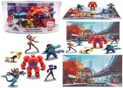 Big Hero 6 Figure Six Figures Play Set Ages 3+ Toy Baymax Hiro GoGo Playmat Gift