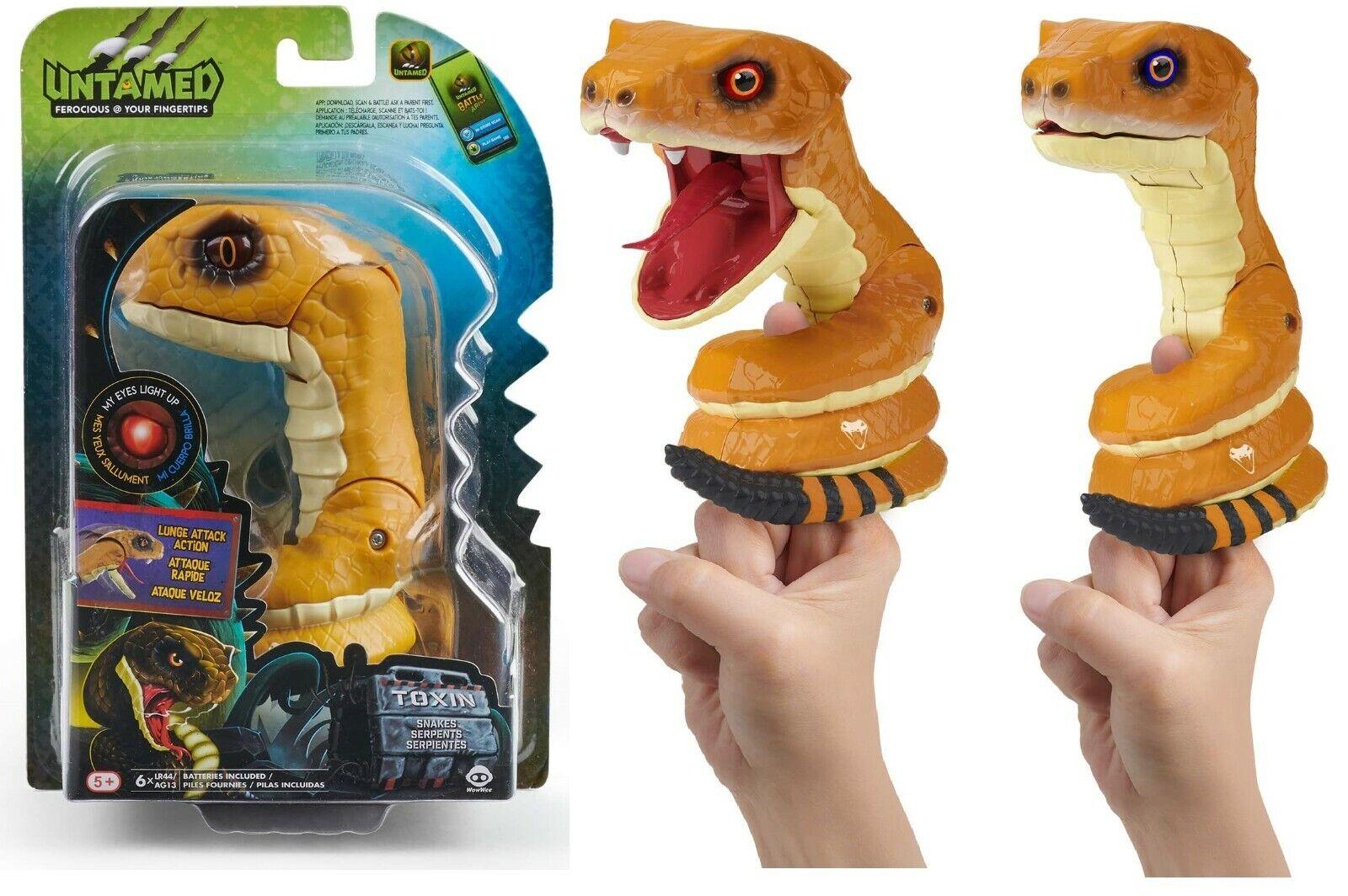 WowWee Fingerlings Untamed Rattle Snake Toxin Interactive Toy Pet