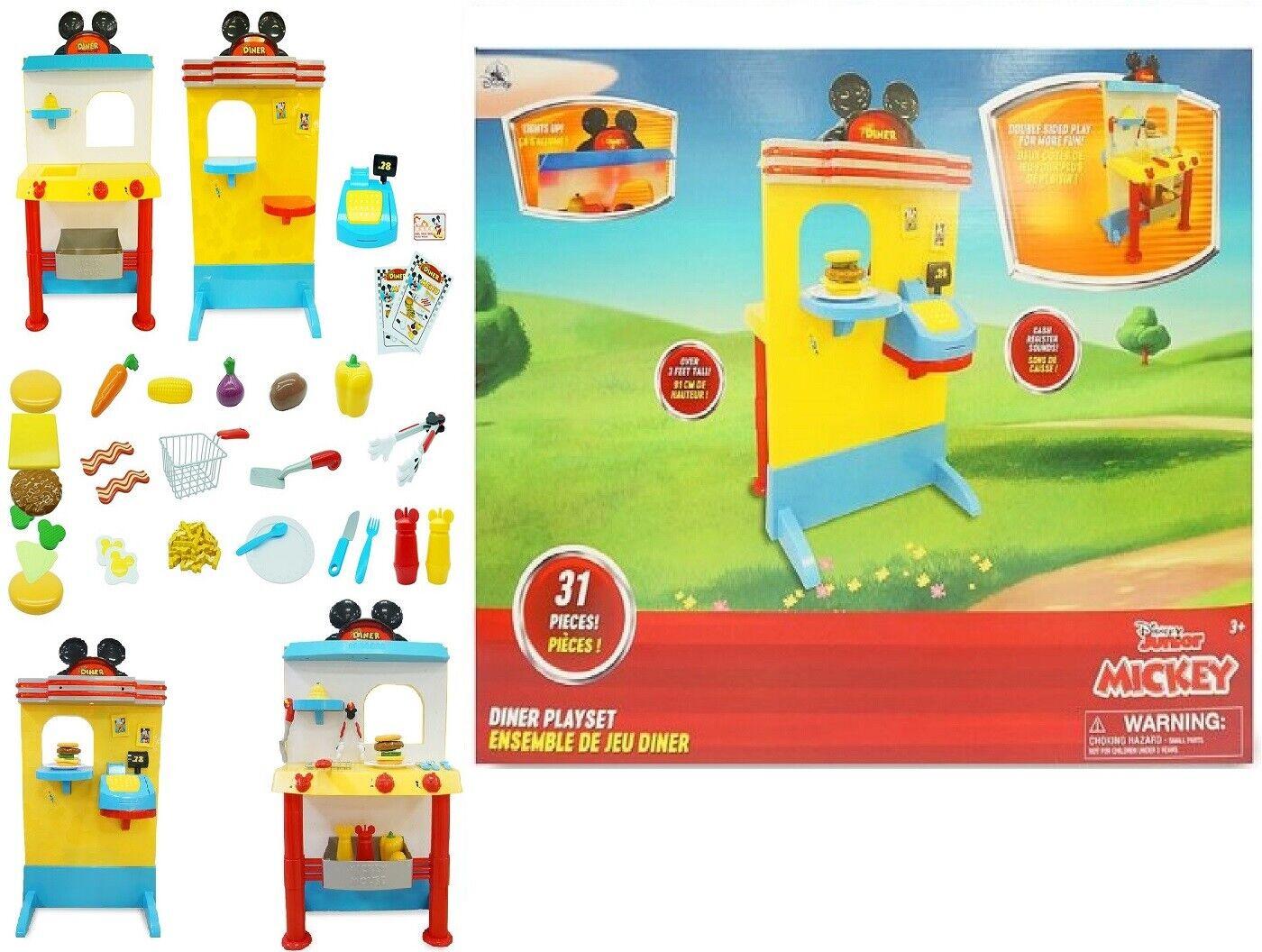 Huge Large Genuine Disney Store Junior Mickey Mouse Diner Playset Toy Kitchen