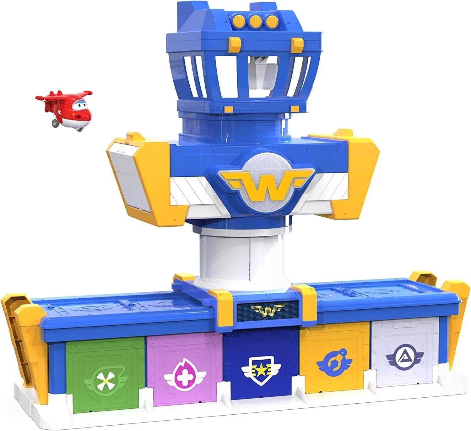 Super Wings World Airport Playset Control Tower Ages 3+ Toy Play Plane Fly Gift