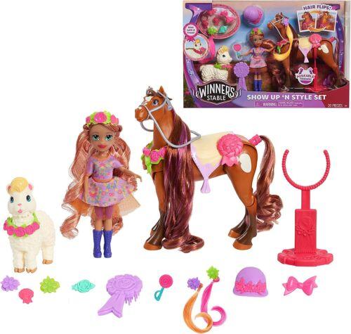 Winners Stable Show Up N Style Set 20 Pieces Doll Toy Children Playset Horse