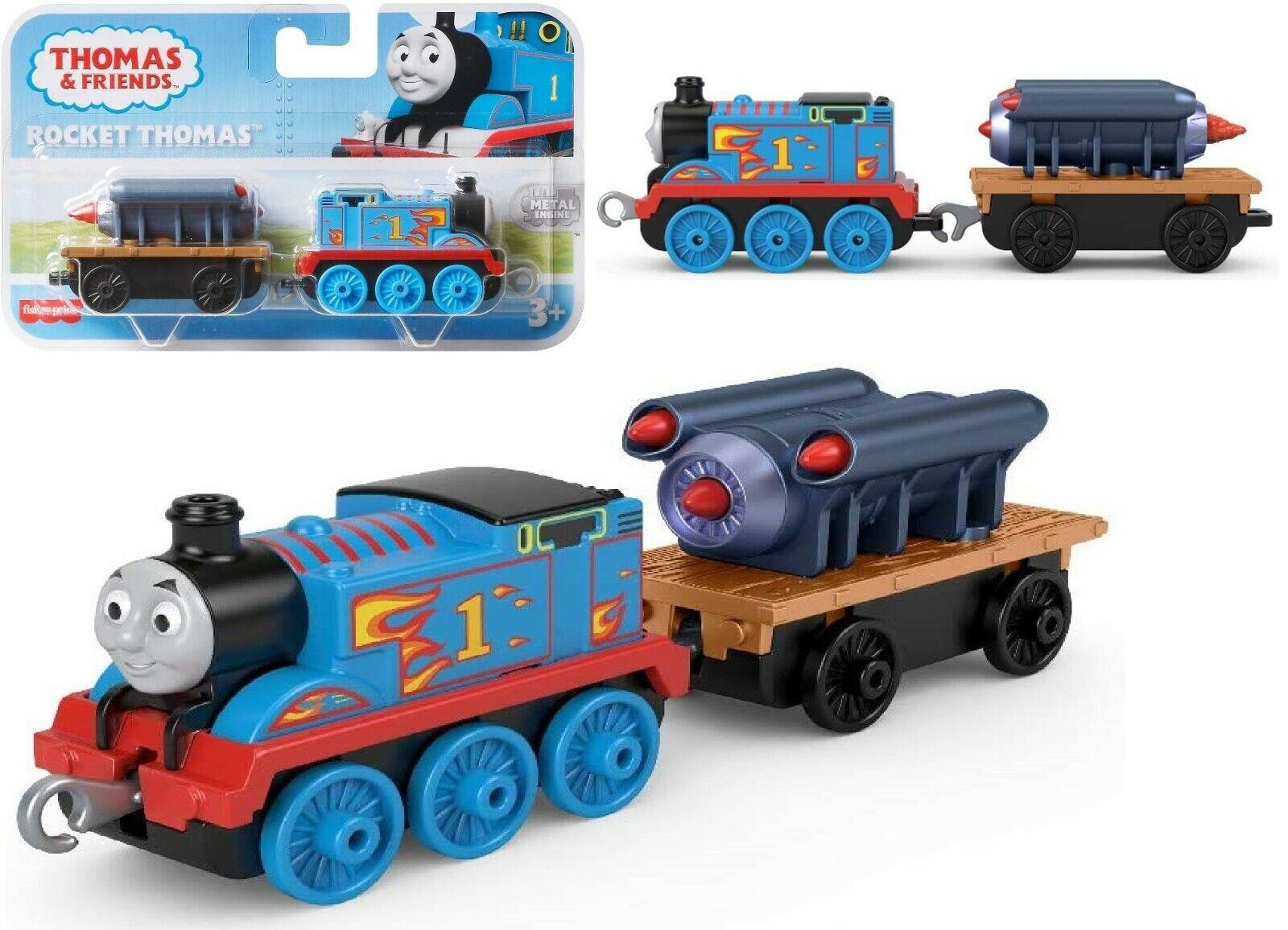 Thomas & Friends Motorised Trackmaster. Push Along Rocket Thomas Train Engine, Multicolor