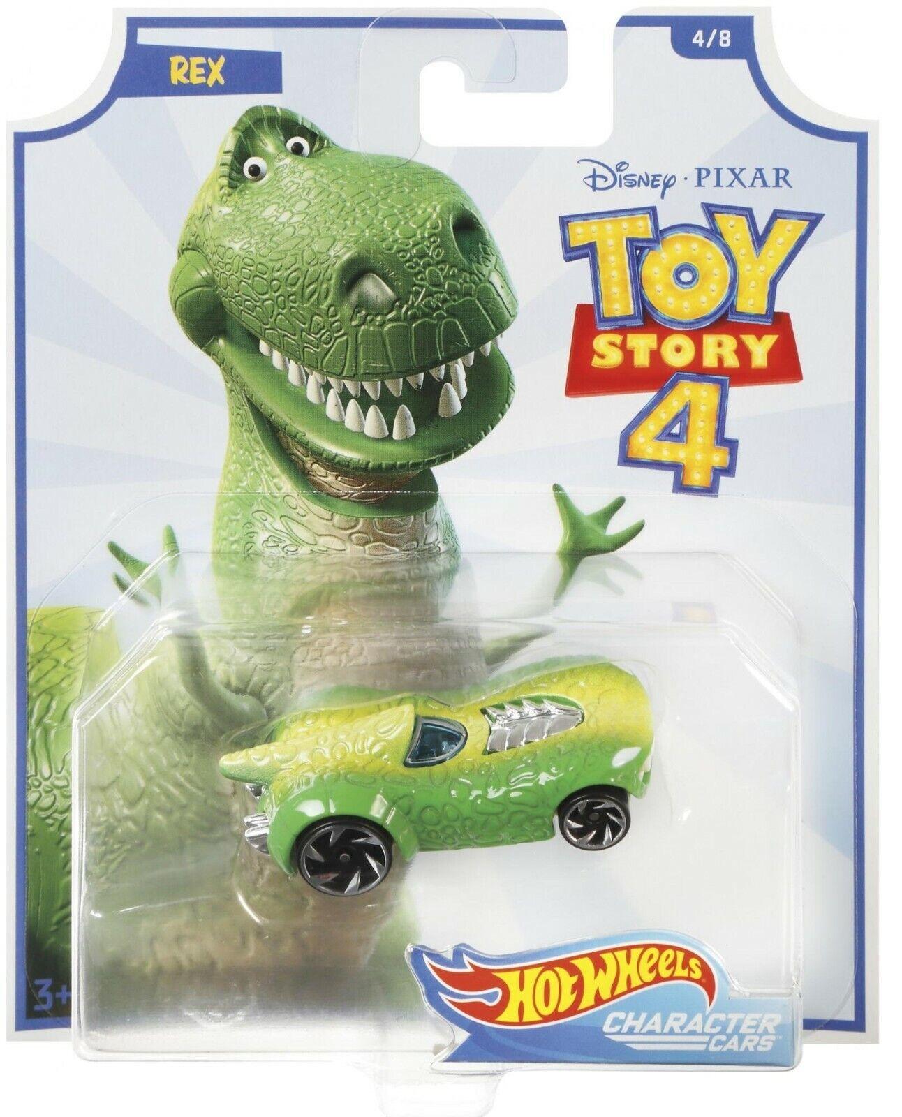Hot Wheels Toy Story Rex Character Car