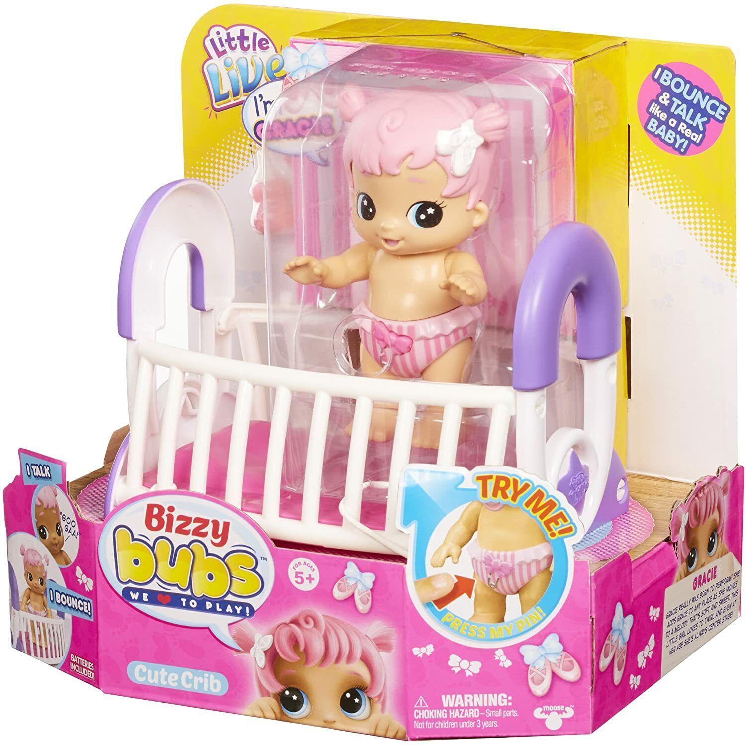 Little Live Babies Gracie Bouncing Bizzy Bubs Clap Baby for Ages 5+
