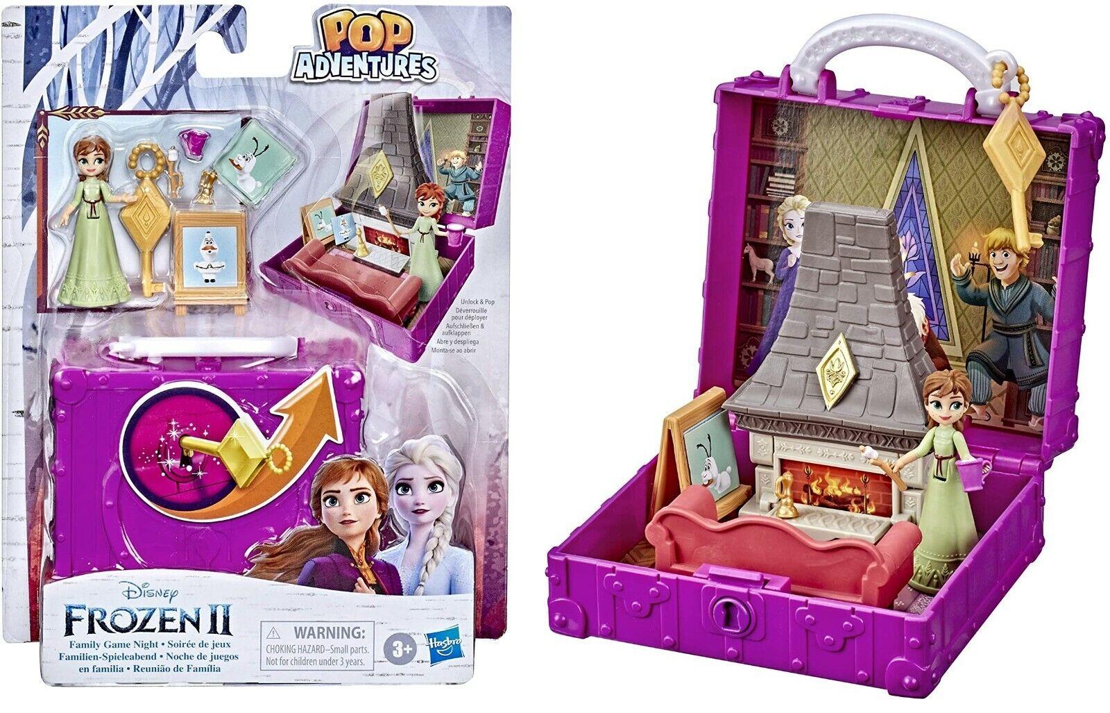 Disney Frozen Adventures Anna Family Game night Pop-Up Playset with handle