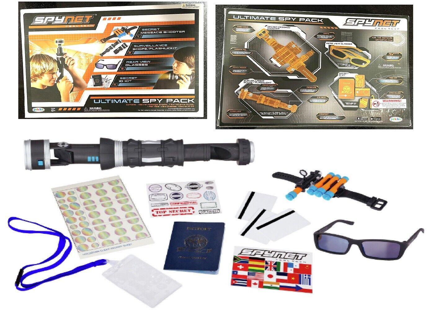 Spy Net Ulitmate Spy Pack 4-in-1 Mission Gear Set Ages 8+ New Toy Glasses Play