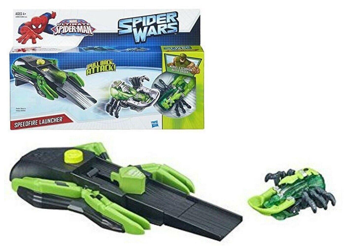 Marvel Avengers Spiderman Speed Fire Launcher Green Ages 4+ Spider Man New Toy