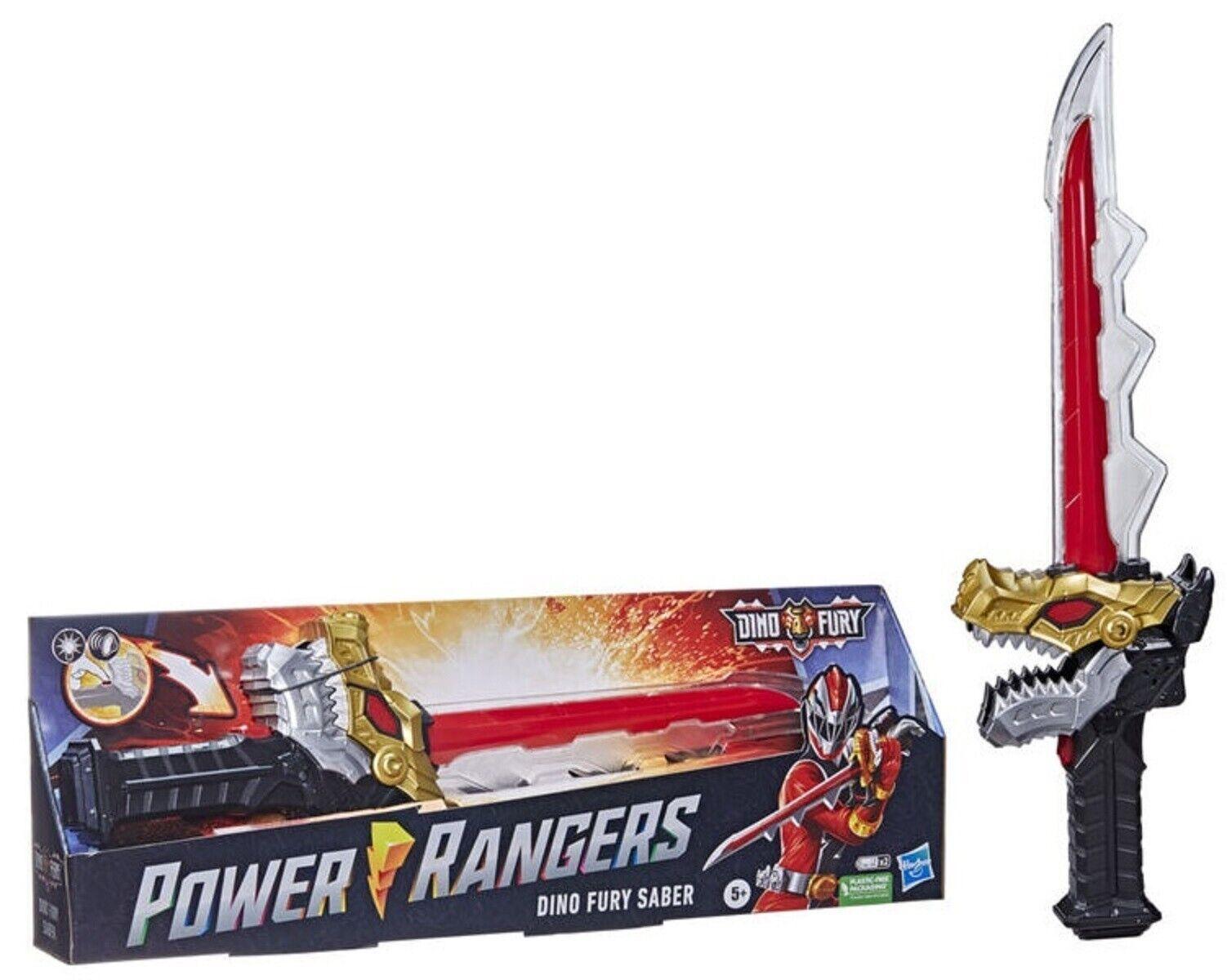 Power Rangers Dino Fury Saber Electronic Toy with Lights and Sounds Chomp Play