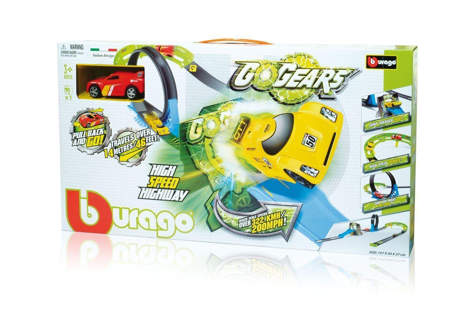 Car Race New Toy Track Bburago GoGears High Speed Boys Girls Ages 3+ Fight