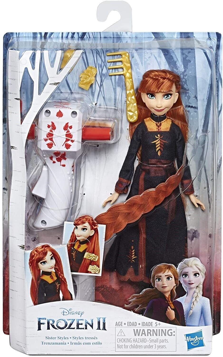 Frozen Sisters Styles Anna Fashion Doll Red hair 5+ Toy
