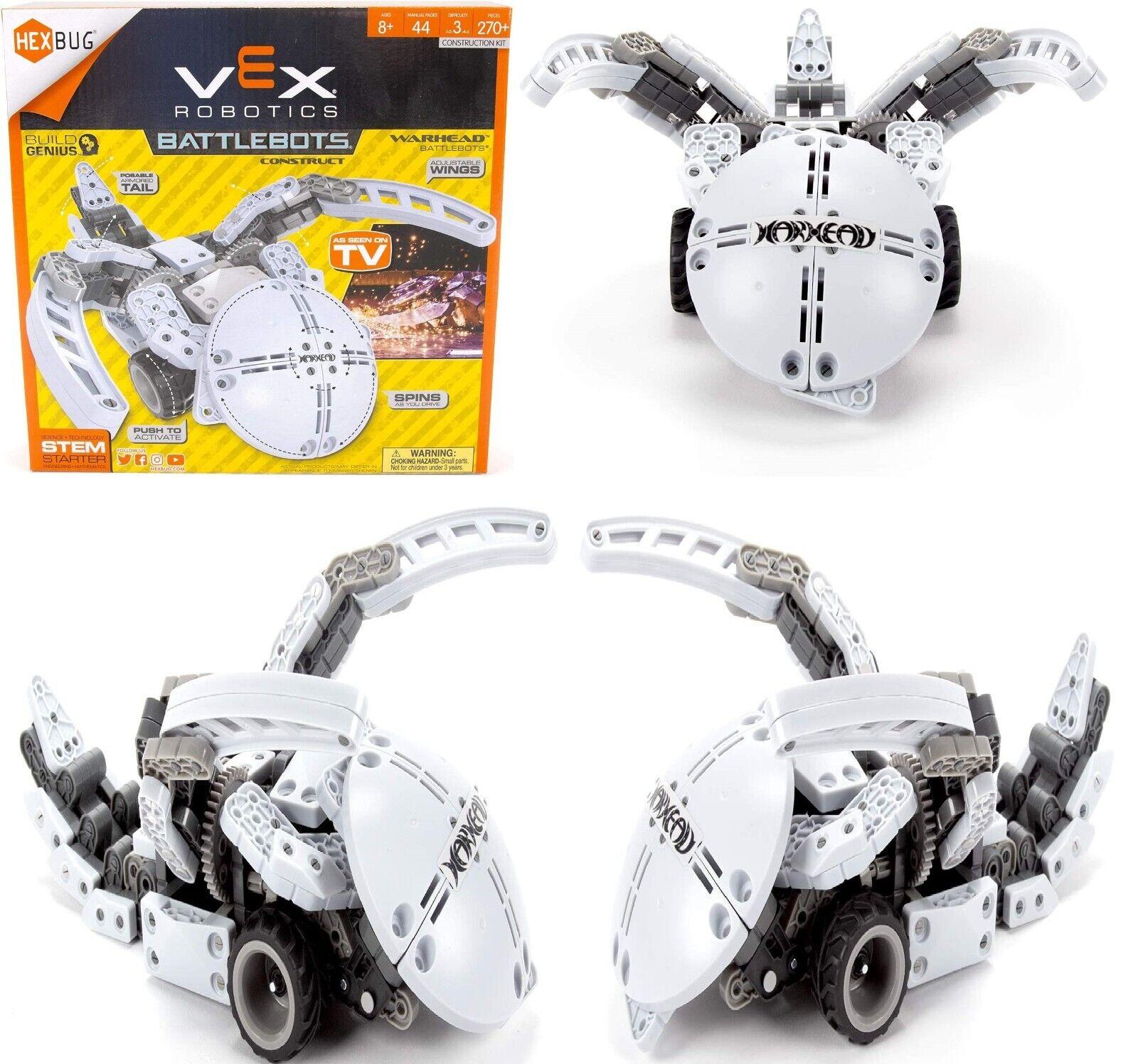 HEXBUG VEX Robotics Battle Bots Warhead Ages 8+ New Toy Project Bot Robot Play
