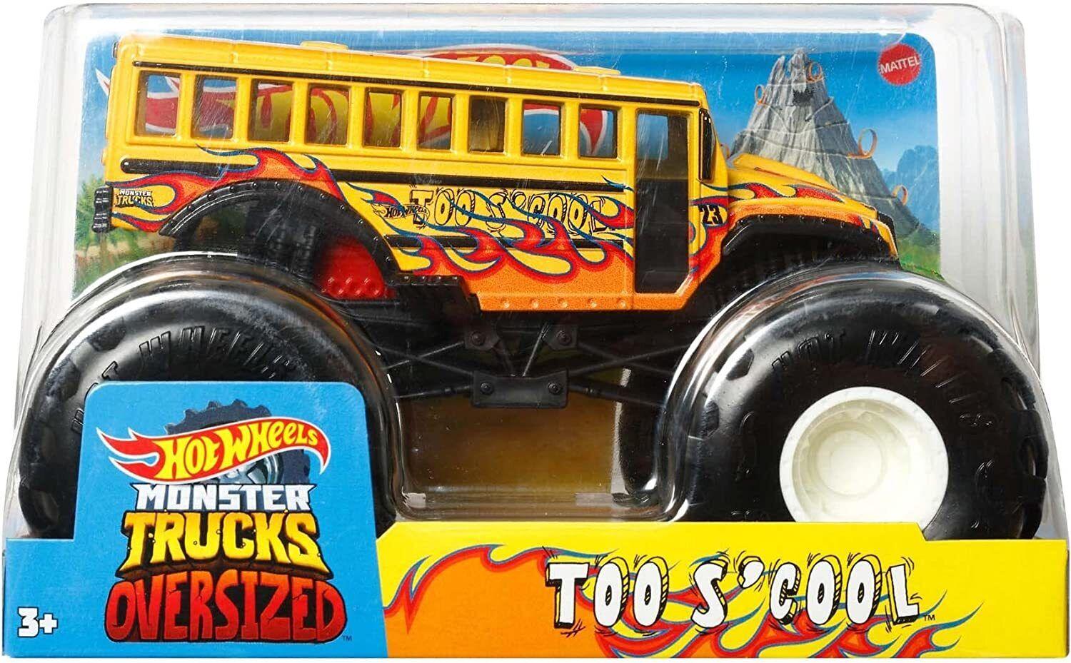 Hot Wheels Metal Monster Too S'cool 1:24 Scale Diecast Car 3+ Toy Race