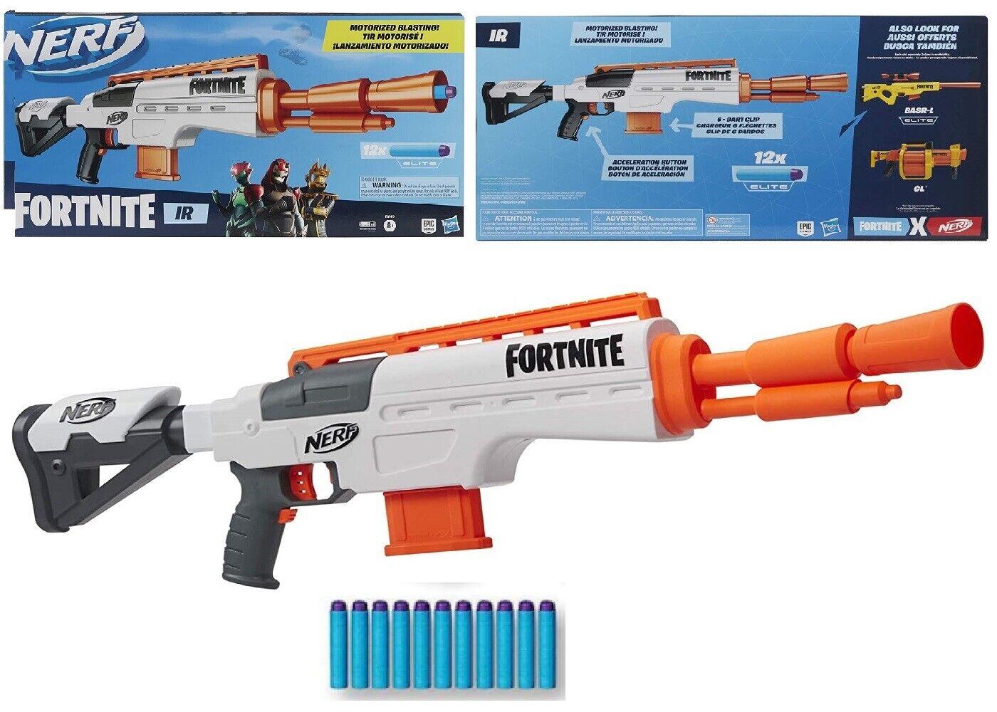 Nerf Fortnite IR Motorised Blaster Ages 8+ Toy Gun Fire Play Infantry Rifle Gift