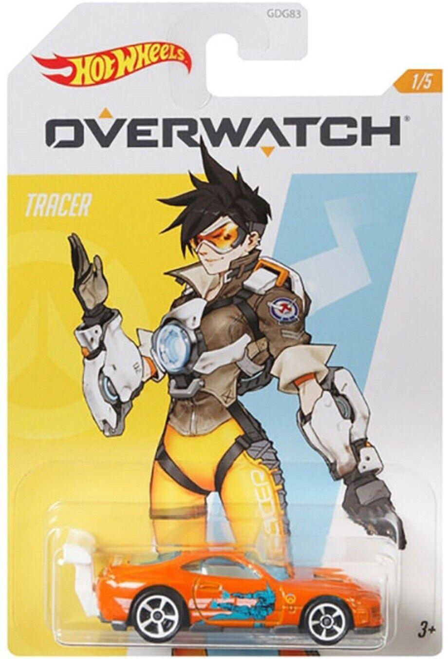 Hot Wheels Overwatch Die-Cast-Tracer 1-Car Ages 3+ Toy Game