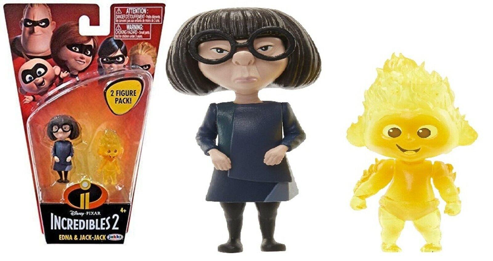 Incredibles 2 Disney Pixar Edna & Jack -Jack 2 Figure pack for ages 4+