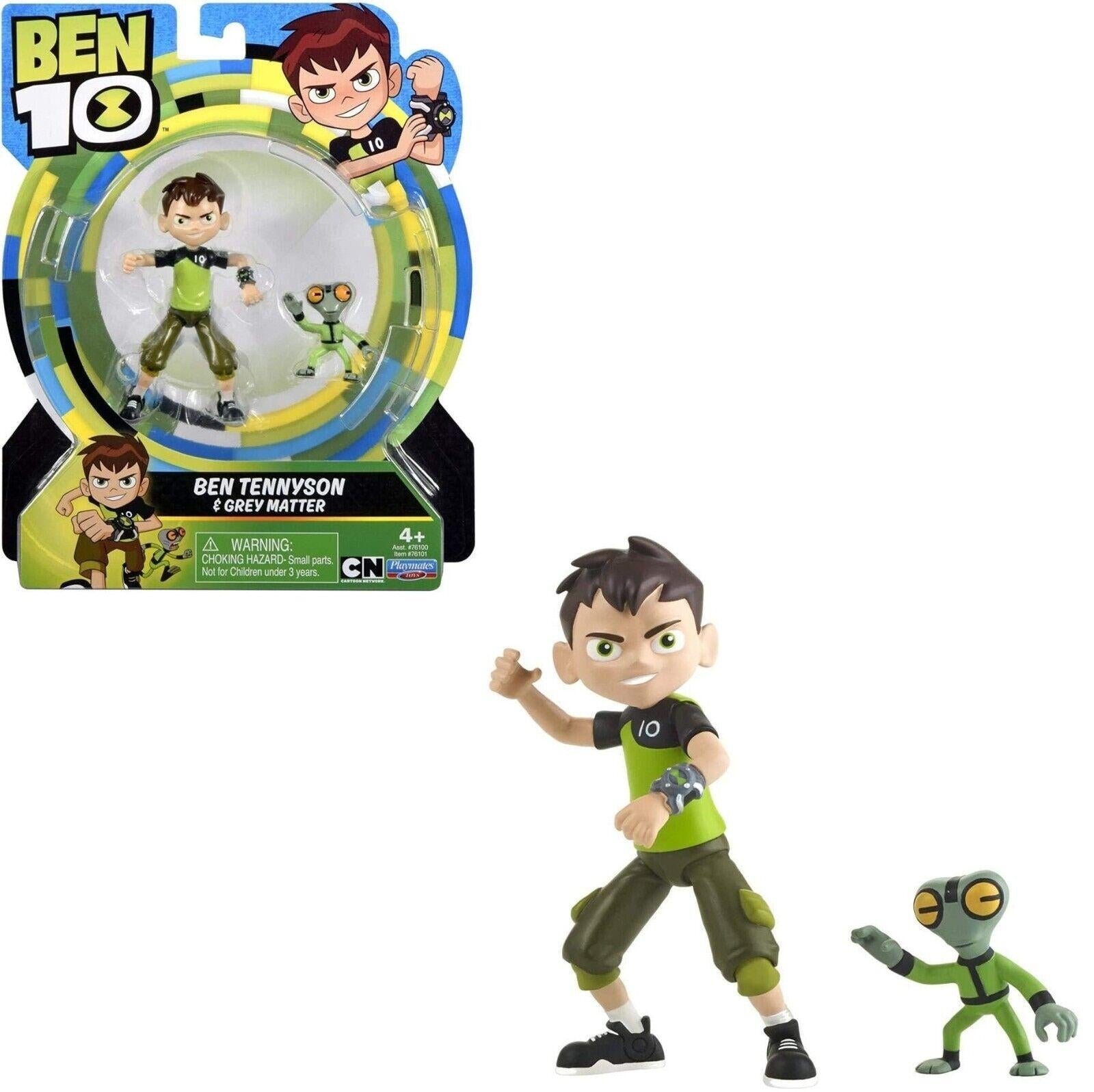 Ben 10 BenTennyson & GreyMatter Cartoon Network Play Gift Assorted Ages 4+ New Toy