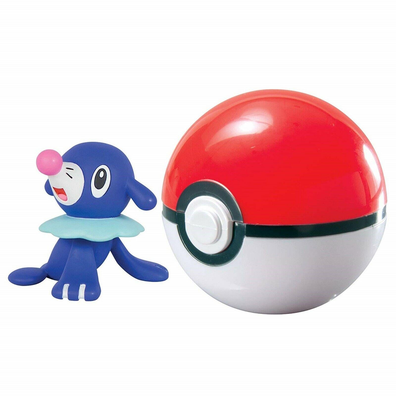 TOMY Pokemon-Popplio AND Pokeball-Figure Ages 4+ Game