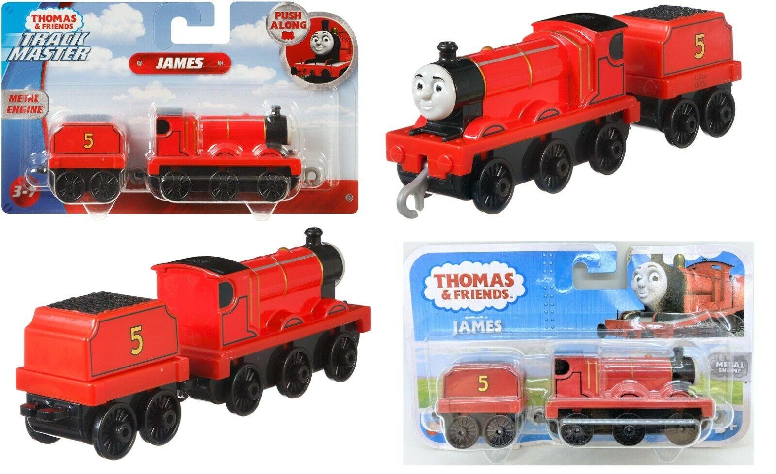 Thomas & Friends Motorised Trackmaster. Push Along James Train Engine, Multicolor