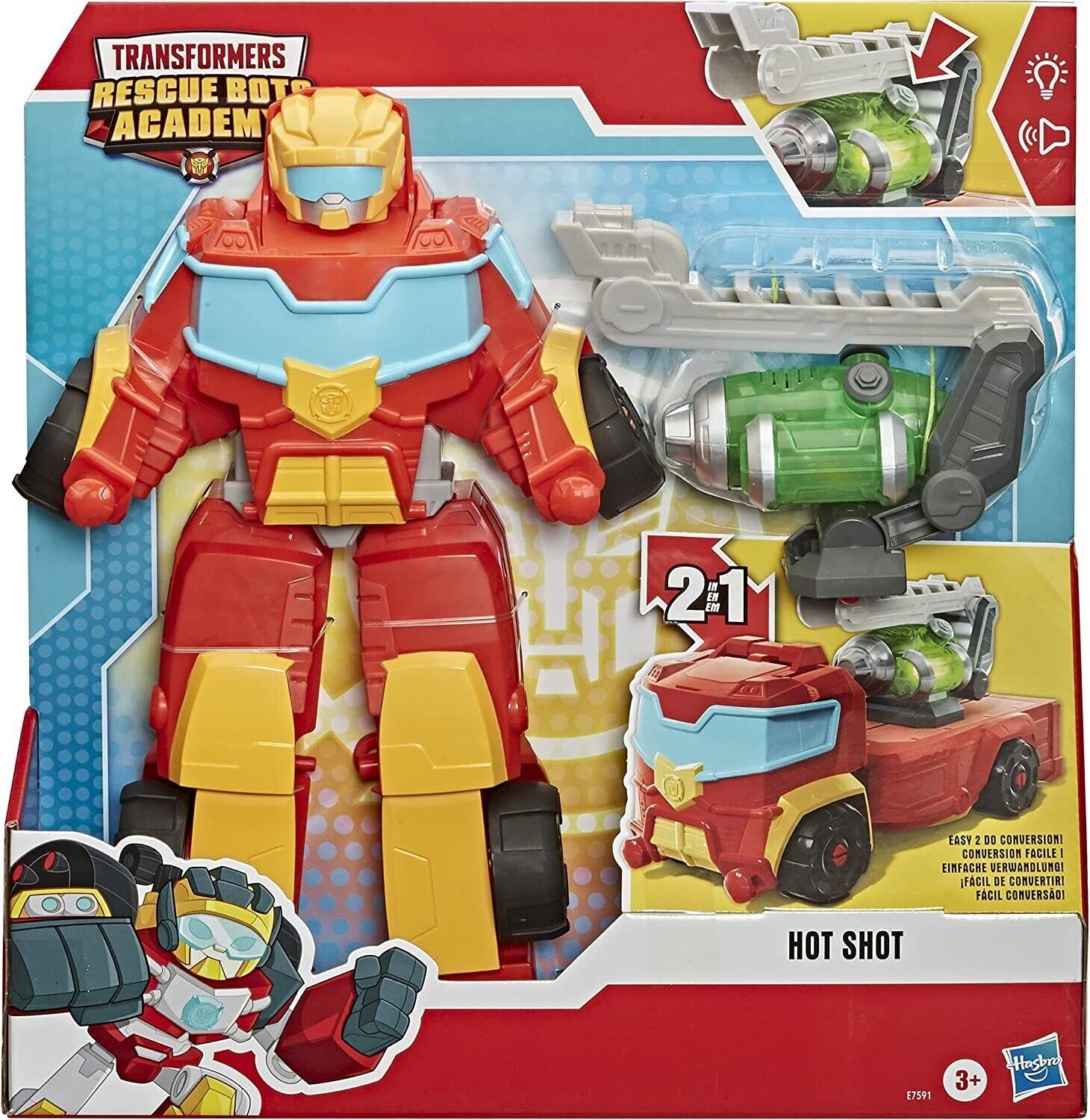 Transformer Playskool Heroes Rescue Bots Academy 14" Power Hot Shot Robot Car