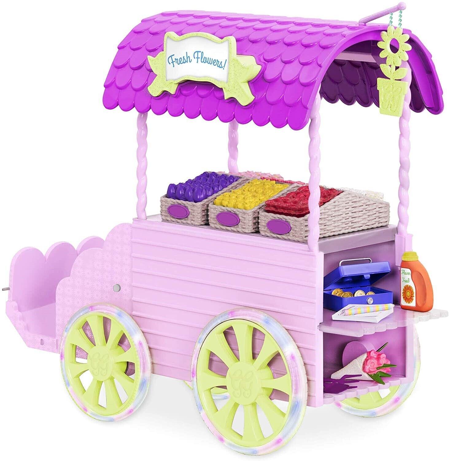 Glitter Girls Battat Flower Carriage Glitter Girl Ages 3+ Toy Doll Play Rose Fun