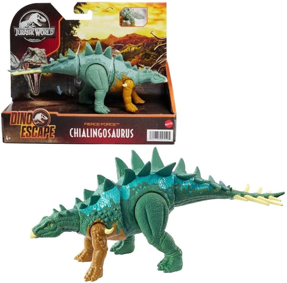 Jurassic World Fierce Force Dino Camp Escape Ages 4+ Chialingosaurus New Toy Dinosaur Movable