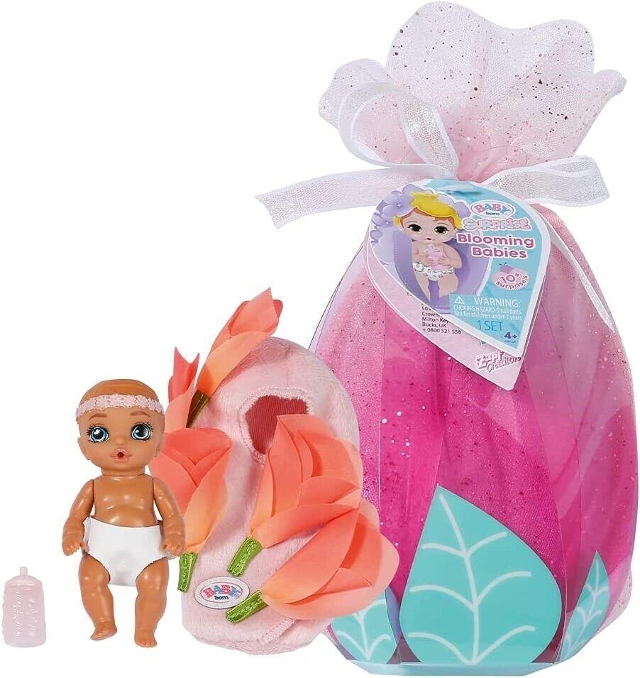 Baby Born Surprise Babies Garden Assorted 11 CM Doll Nappy Feeder Bottle Play