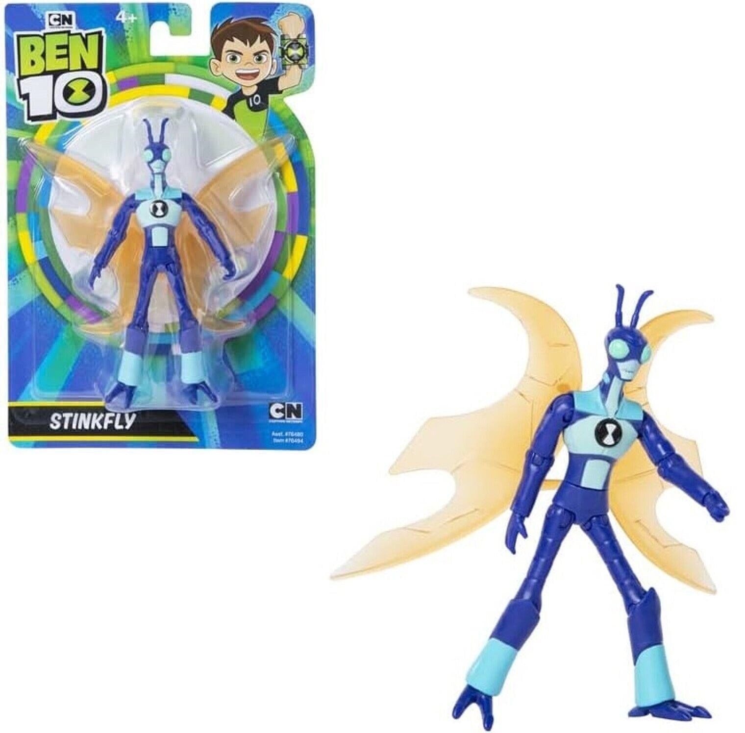 Ben 10 Basic Figure Stink Fly Assorted Cartoon Network Ages 4+ New Toy Play Gift