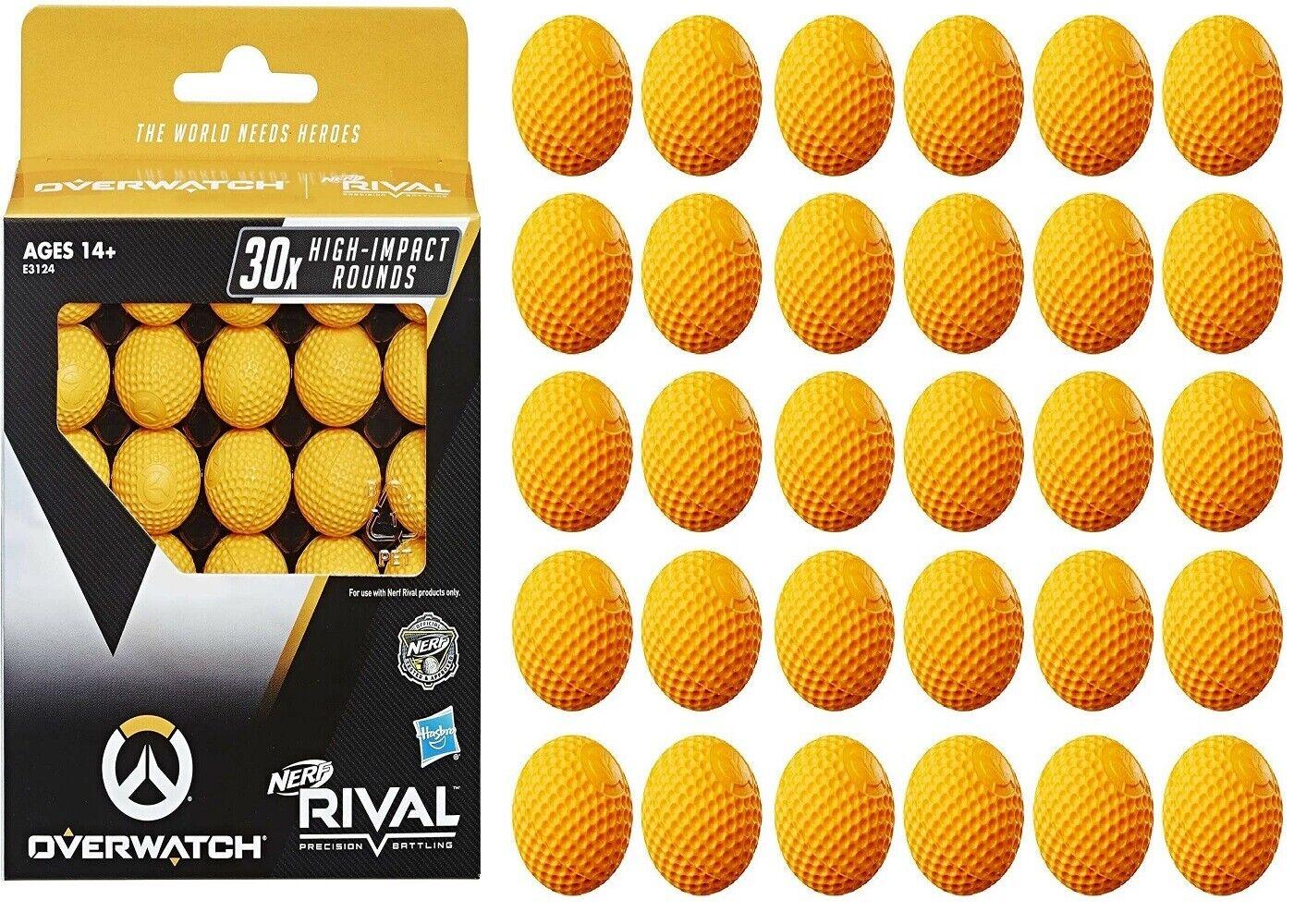NERF Rival 30 Rounds Refill Blaster Ages 14+ Toy Overwatch Orange Fire Gun Gift