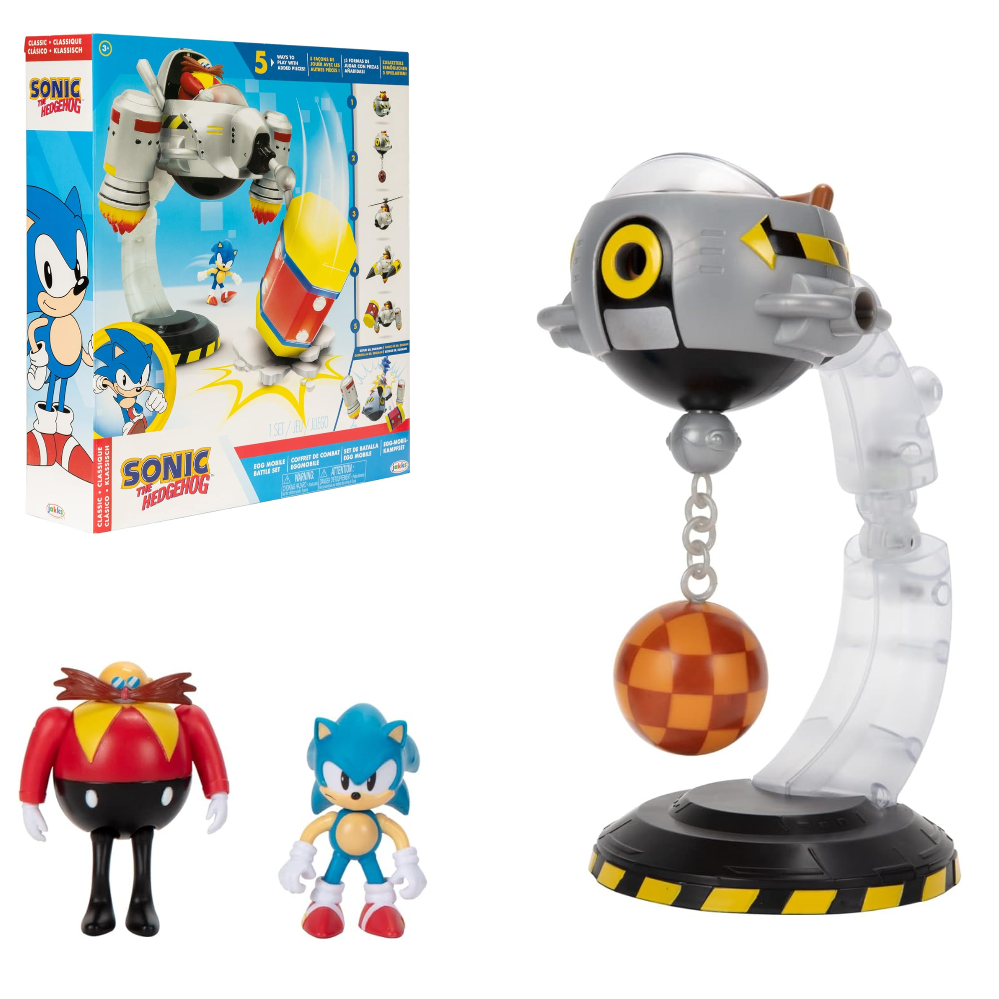 Sonic The Hedgehog Egg Mobile Battle Set Action Figures Collectible Play Gift