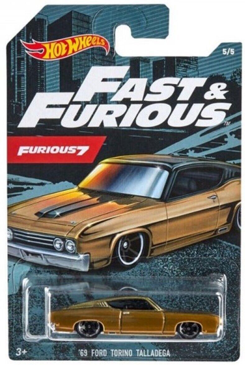 Hot Wheels Fast & Furious Ford Torino Die-Cast Car for ages 3+ Toy Race Car Fun