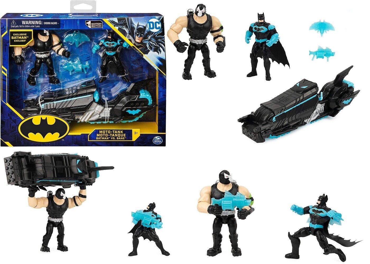 BATMAN DC Comics Batcycle with Exclusive Batman and Clayface 4-Inch Figure Bike