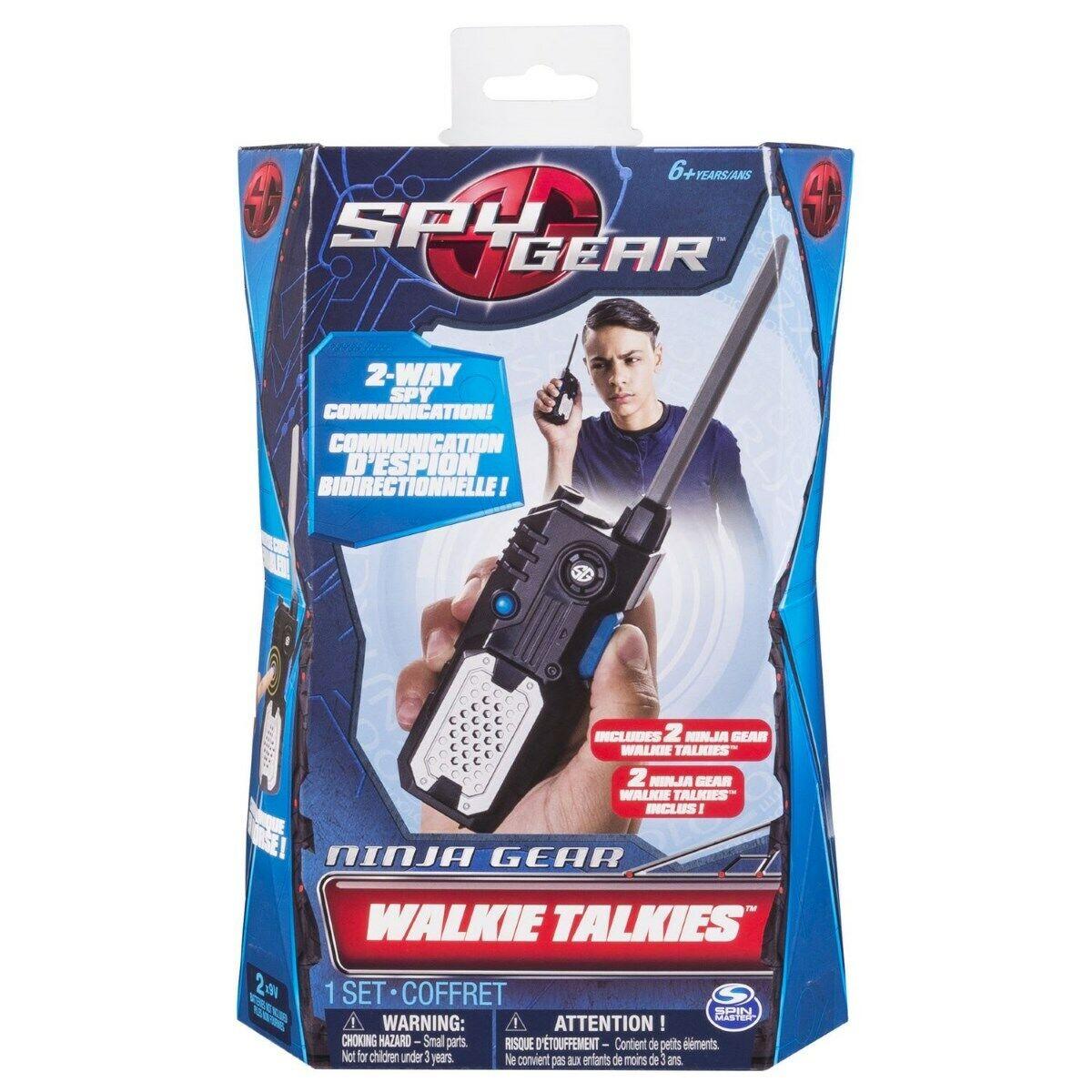 Spy Gear Ninja Gear Walkie Talkie Ages 6+ Toy Police Fight Play Agent Radio Belt