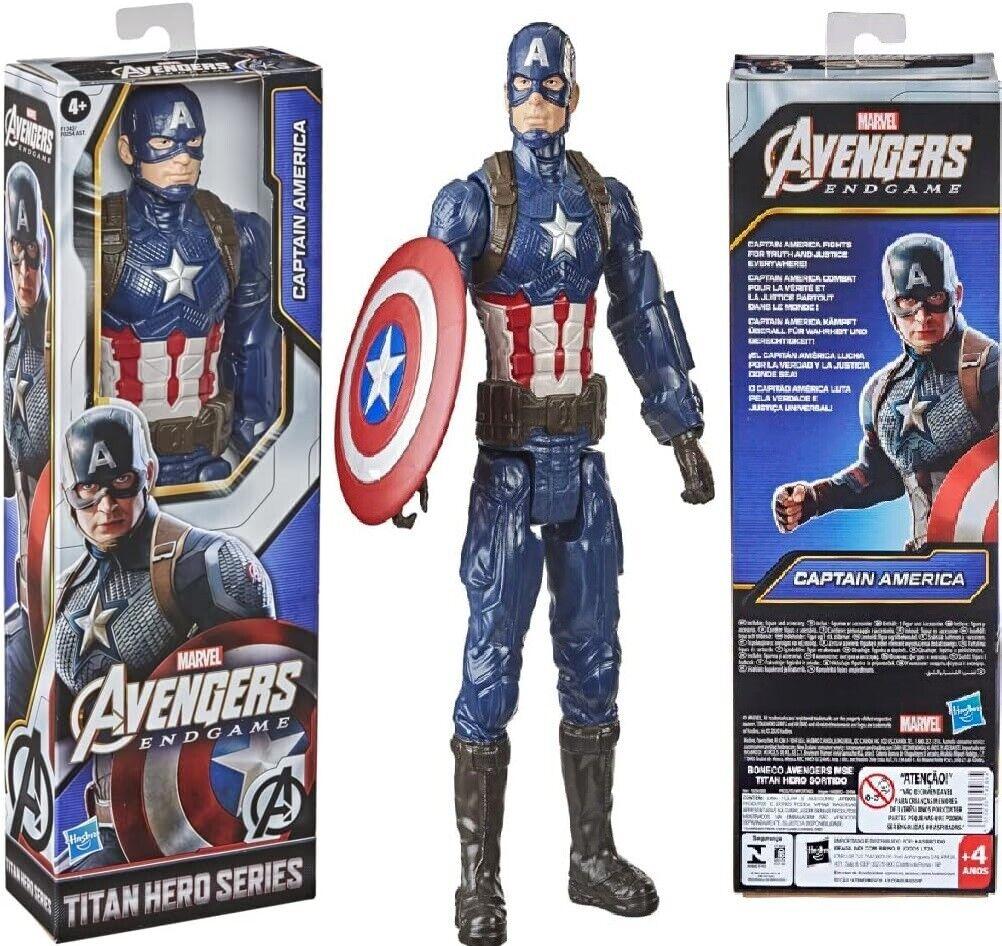 Captain America Titan Hero Series 12" Action Figure Ages 4+ New Toy Avengers