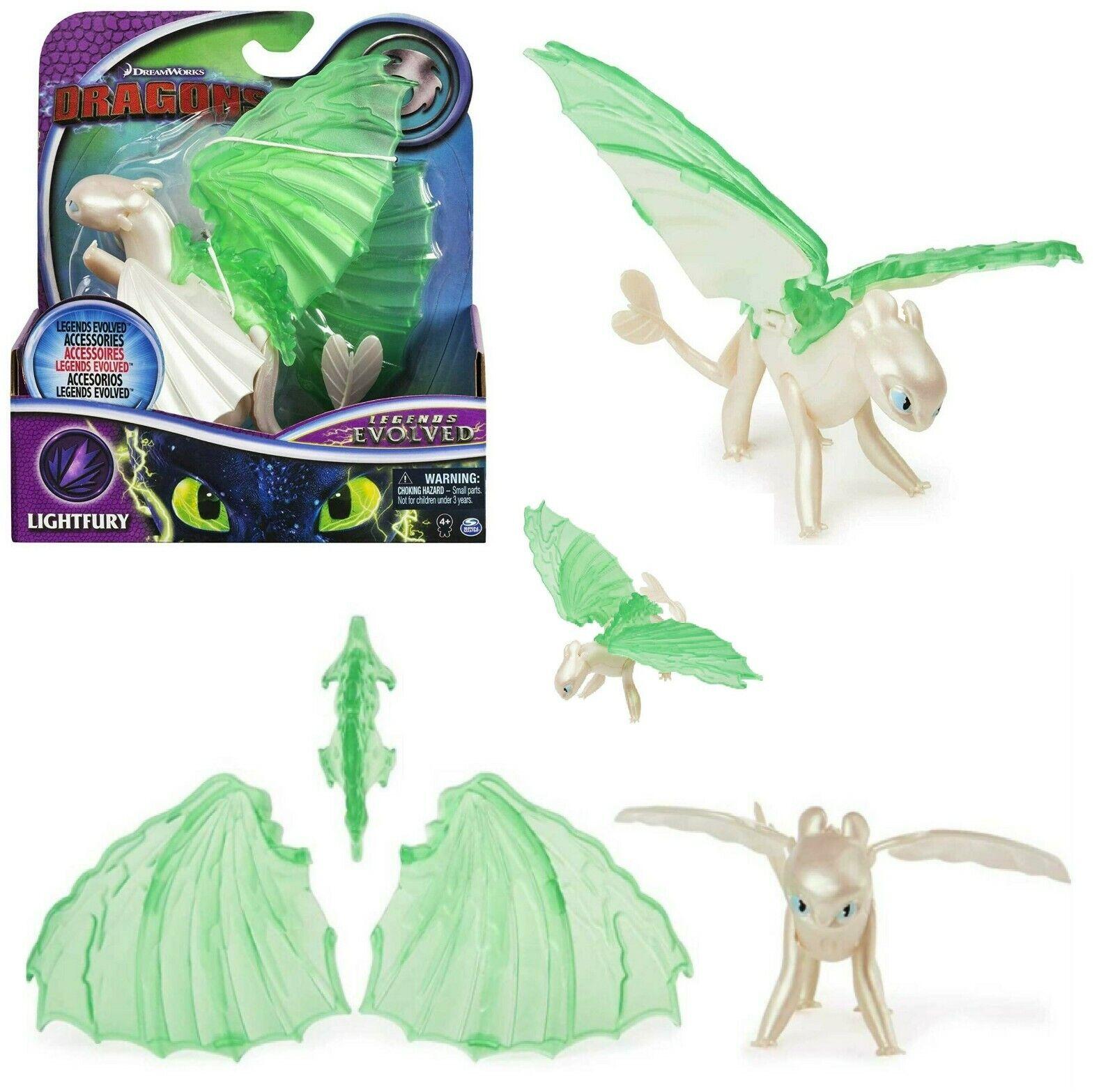 How to Train your Dragon With Moving Parts Legends Lightfury Ages 4+ Toy Play