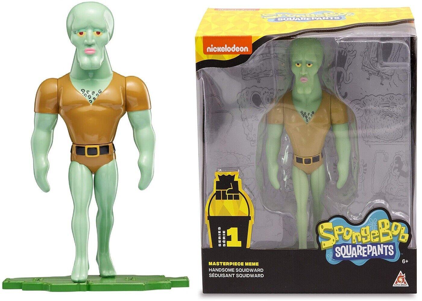 SpongeBob SquarePants Masterpiece Meme Squidward Open eyes