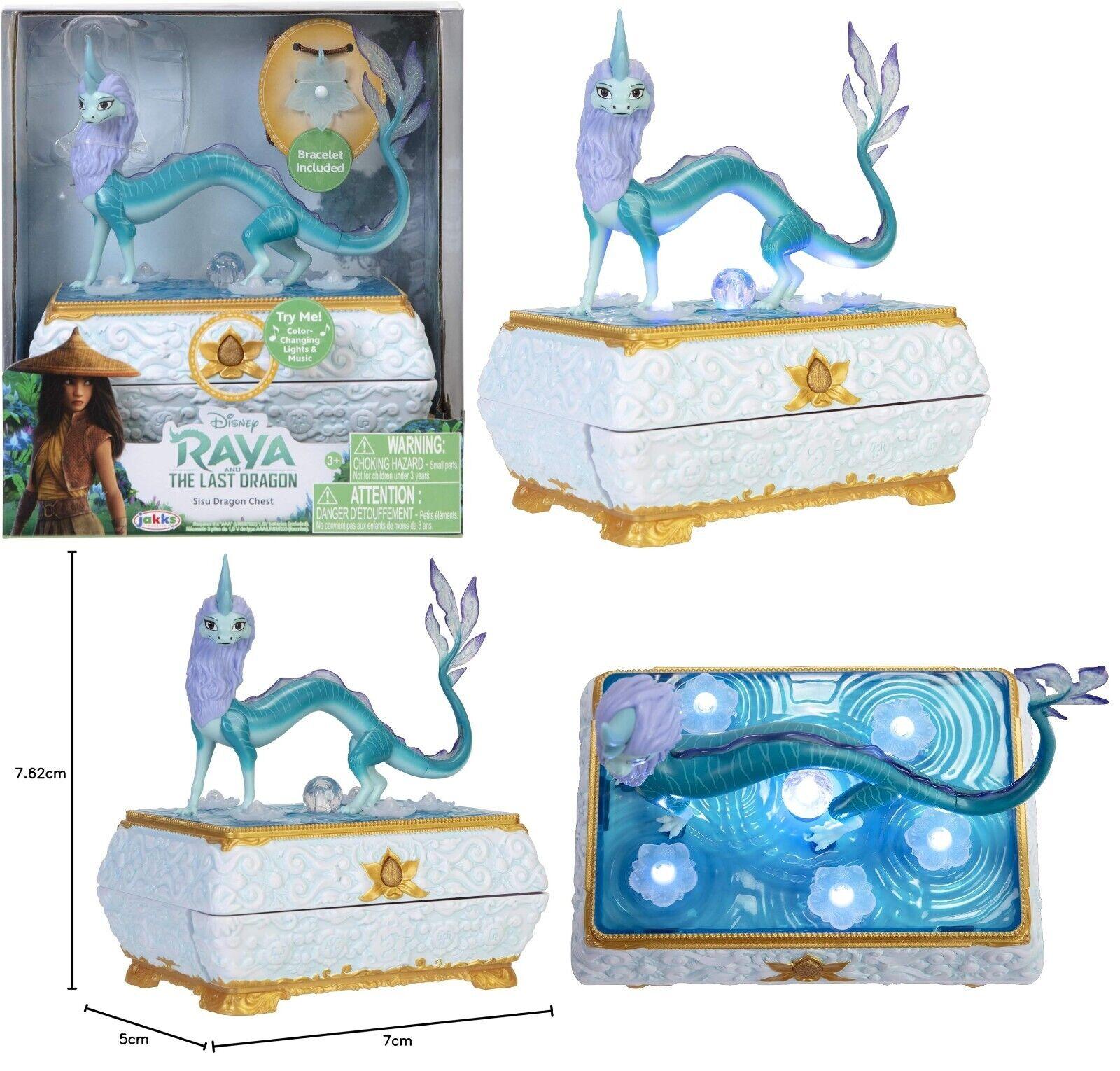 Jakks Pacific Raya & The Last Dragon Sisu Dragon Chest Flower Gems Light Show