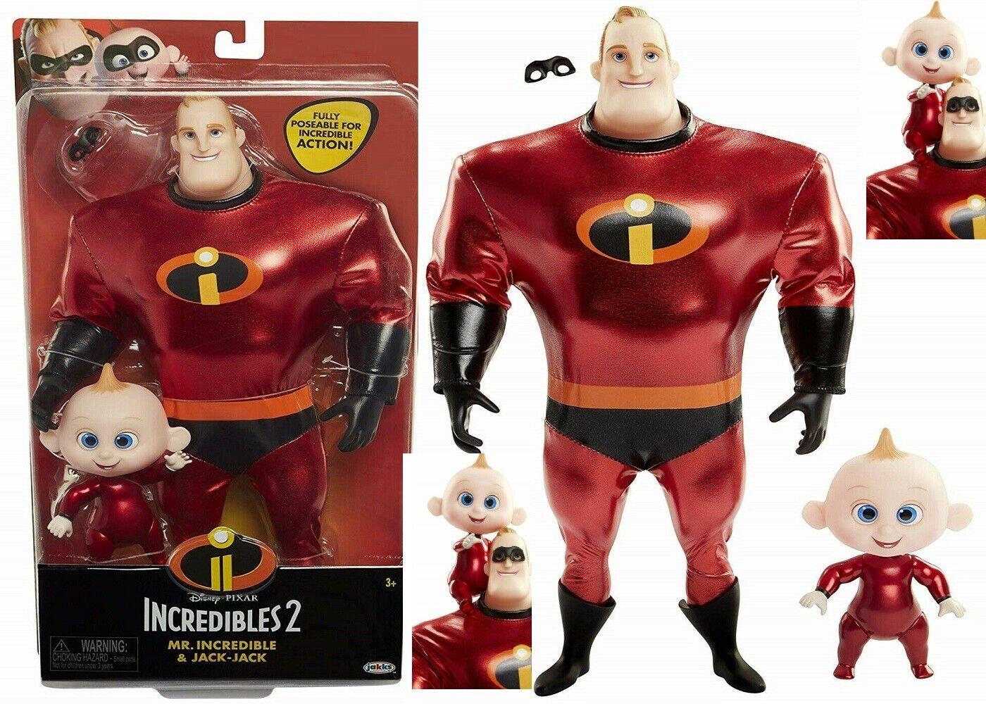 Incredibles 2 Mr Incredible and Jack Jack Deluxe Costume Doll Ages 3+ Toy Play