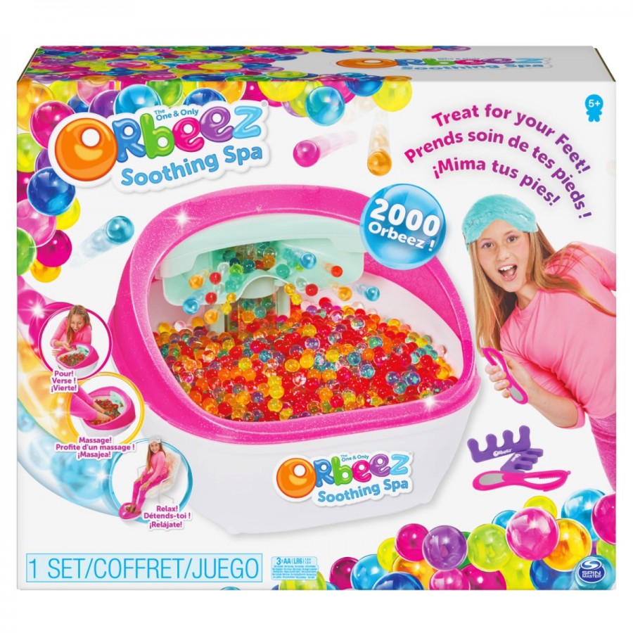 Orbeez Ultimate Soothing Foot Spa Set 2000 Beads Nail Polish Toe Separators Gift