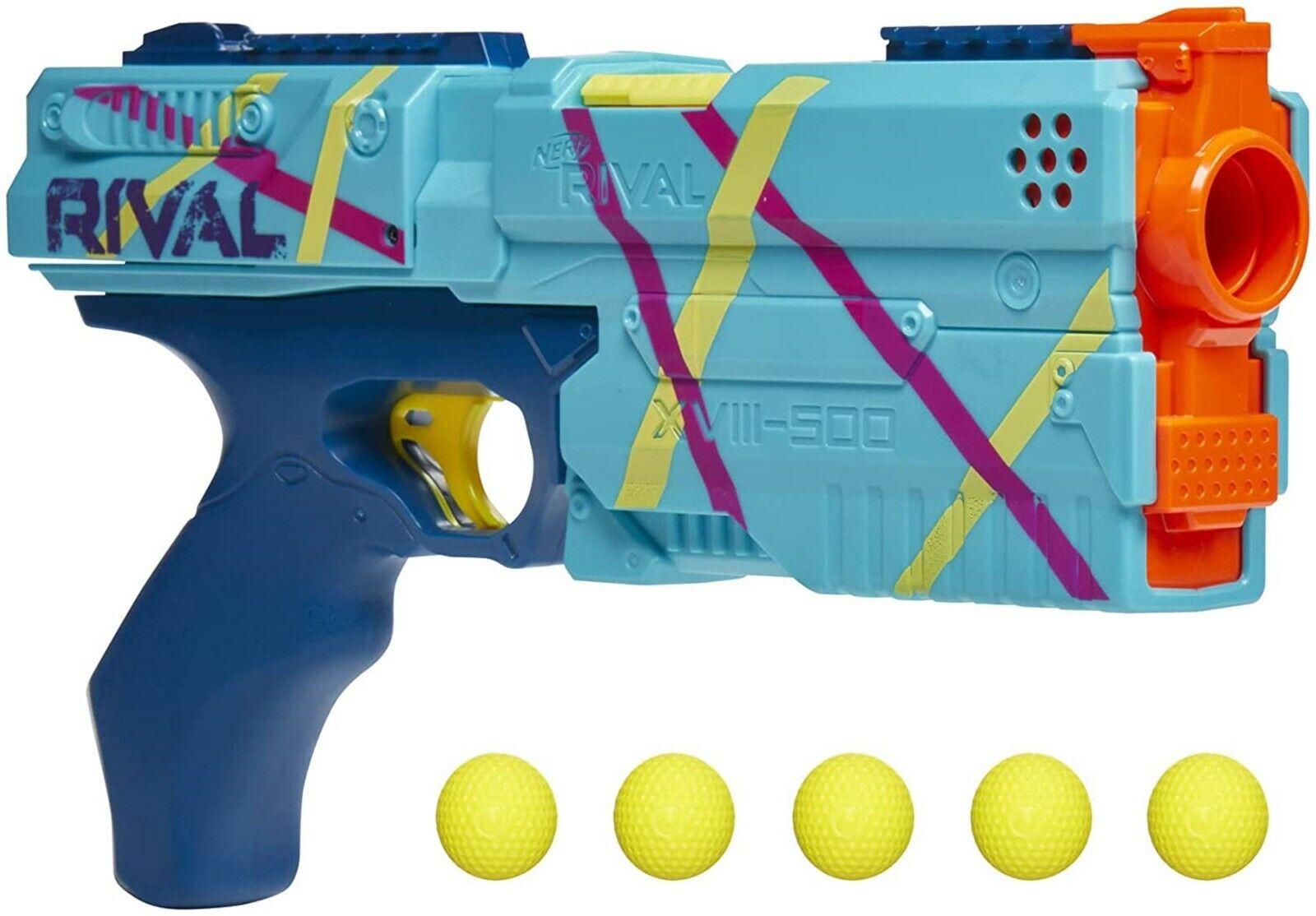 NERF Rival Kronos-Teal XVIII-500 Blaster-Ages 14+ Toy Gun Fire Play Fight