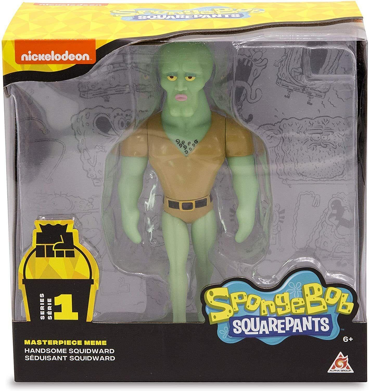 SpongeBob SquarePants Masterpiece Meme Squidward Open eyes