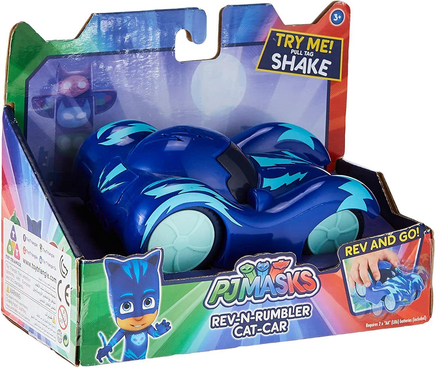 PJ Masks Rev-N-Rumbler Cat-Car Shake Car Race Fun